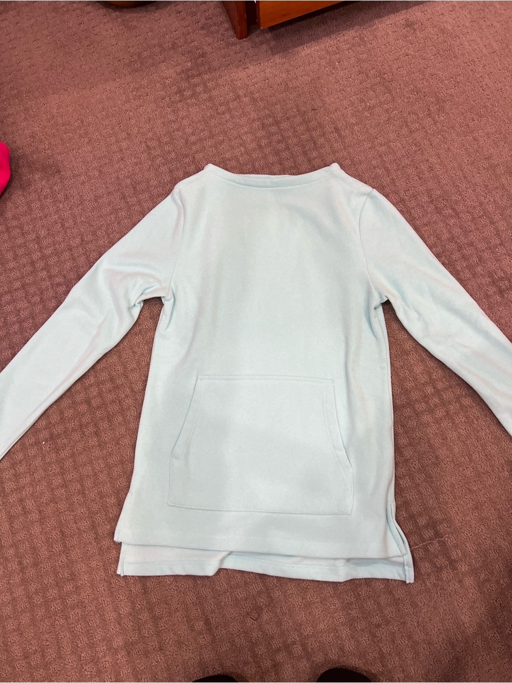Dudley Stephens Pale Blue Fleece Pullover